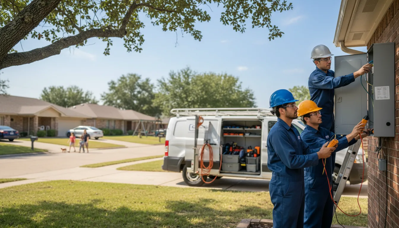 Certified electrician providing emergency electrical services in Troy, IN